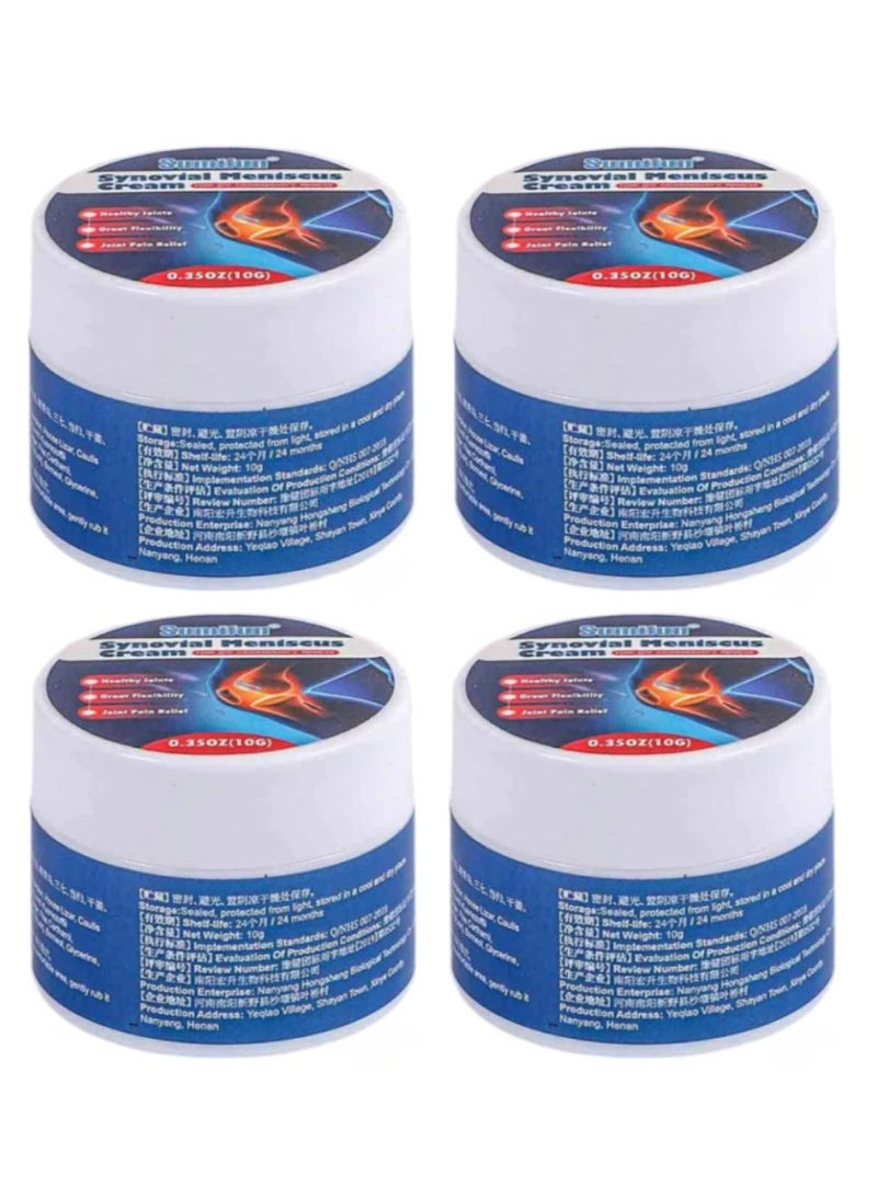 Sumifun 4Pcs Synovial Meniscus Cream, Pain Relief Ointment 10g - Image 1